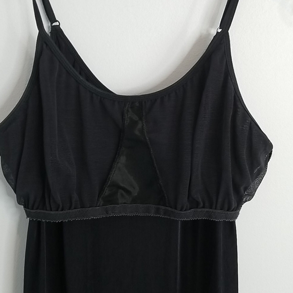 Vintage 1980's OLGA black slip chemise 36 - Picture 5 of 9